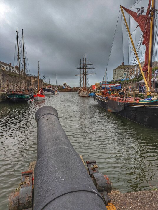 Cannon on Charlestown Harbour