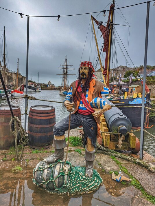 Pirate at Charlestown Harbour