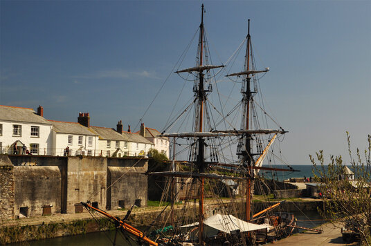 Tall ships at Charlestown