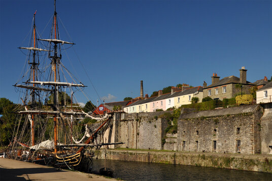 Tall ships at Charlestown