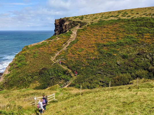 Coastline at St Gennys