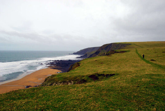 Cliffs near Sandymouth