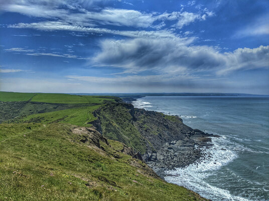 Coast path near Duckpool