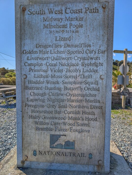 Coast Path Midway Marker