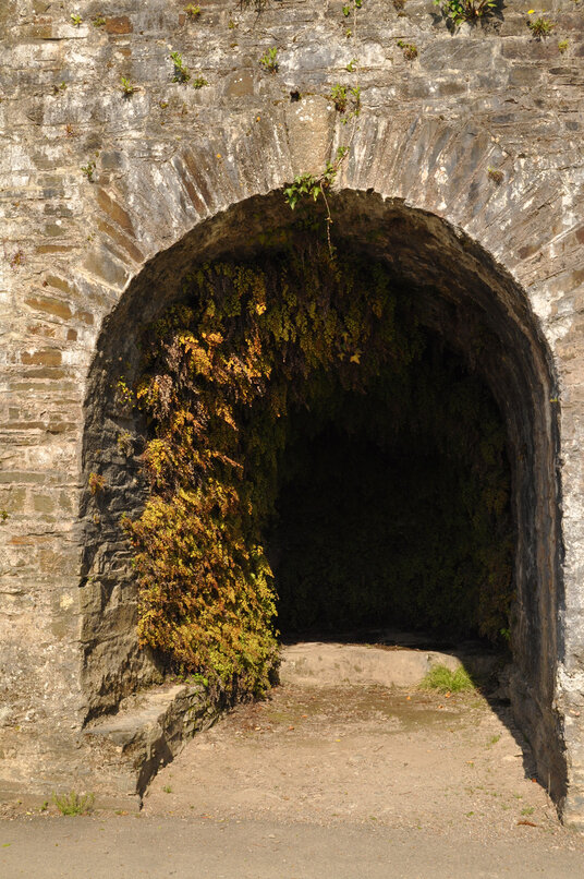 One of the eyes of the lime kilns