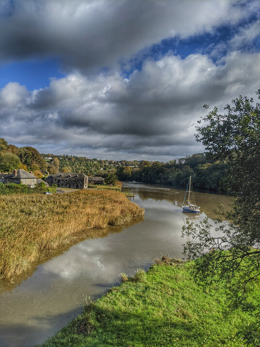Boat at Cotehele Quay