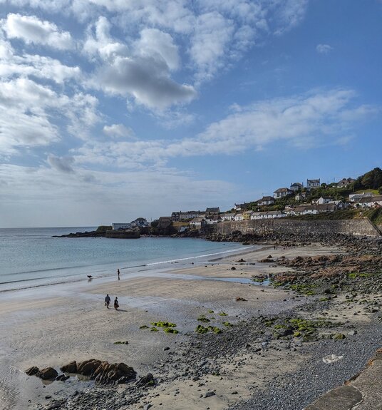 The beach at Coverack