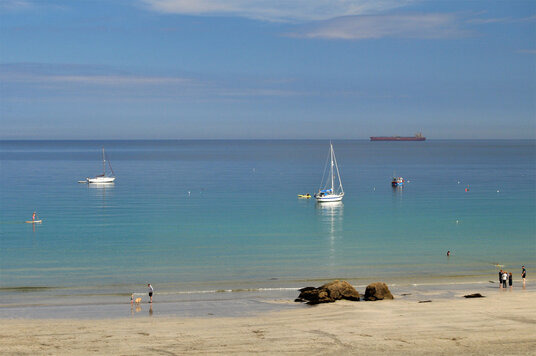 Coverack beach