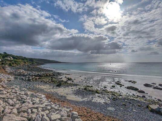 Coverack beach