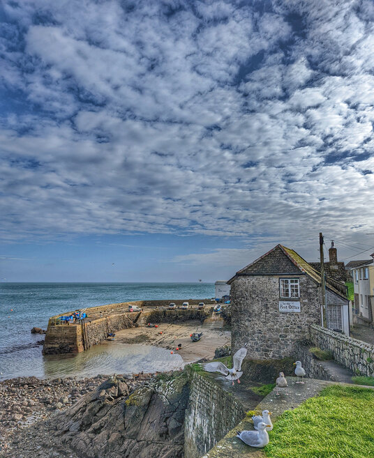 Coverack harbour