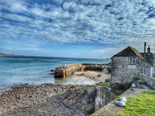 Coverack harbour