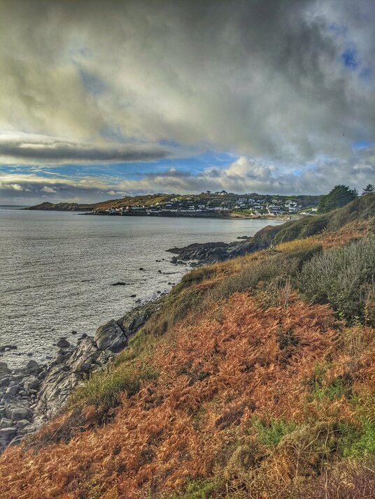 Looking back to Coverack