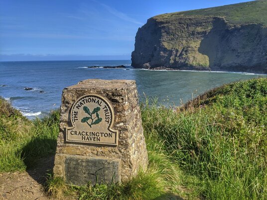 Sign at Crackington Haven