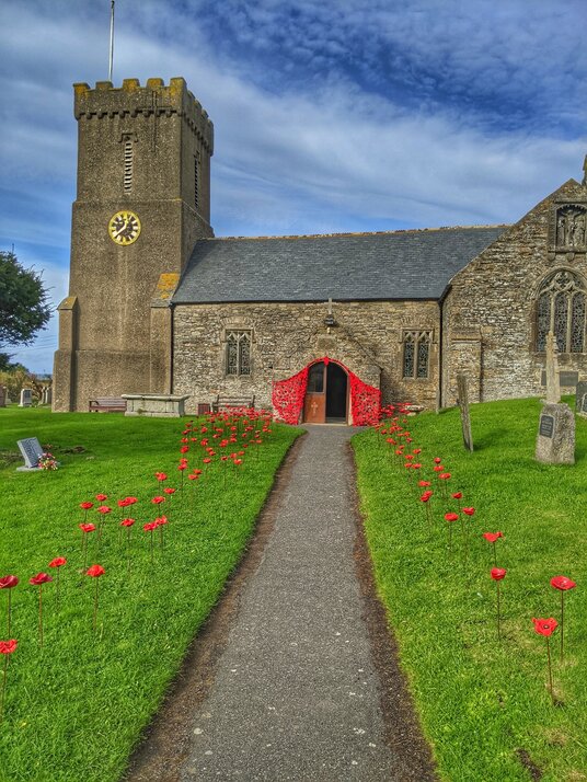 Crantock church