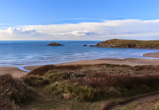The dunes at Crantock