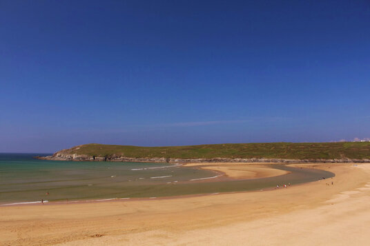 Crantock beach