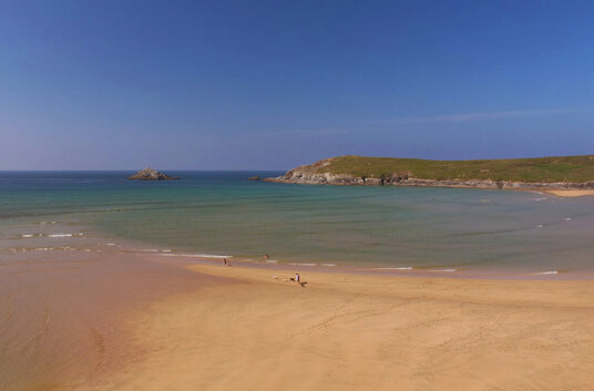 Crantock beach