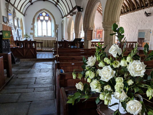 Inside Cubert church