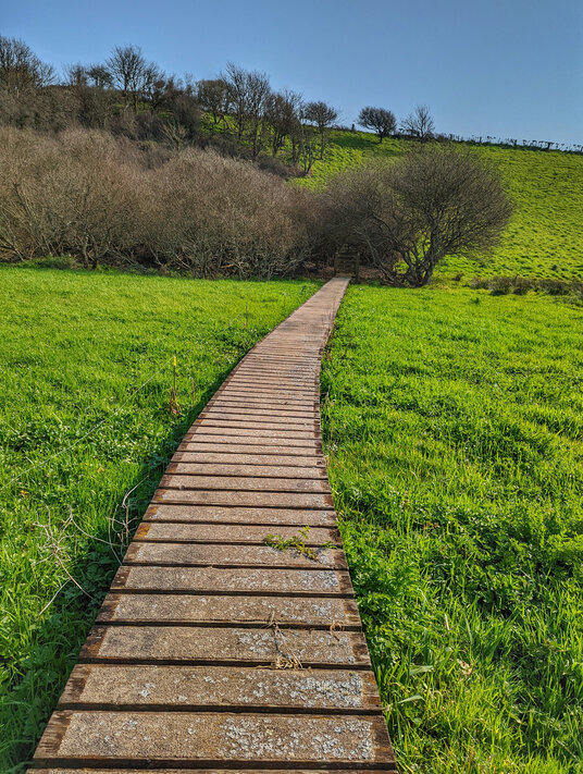 Walkway near Cury