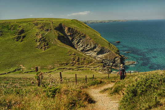 Descent from Jackett's Point