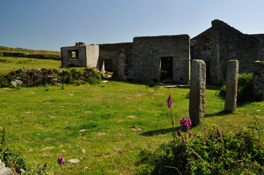 The ruins of Dannonchapel farm