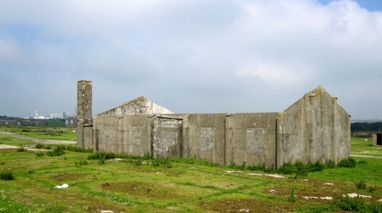 Ruins of the airfield drying room