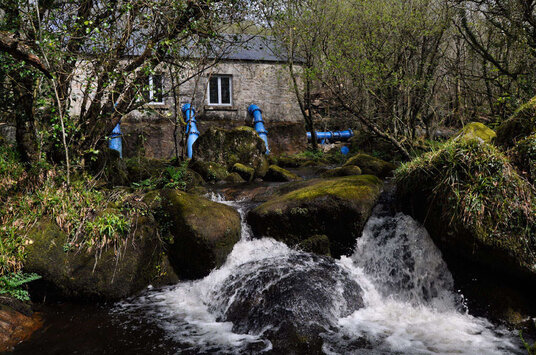 Pump house on the De Lank River