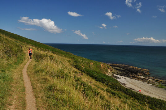 Coast Path behind Vault Beach