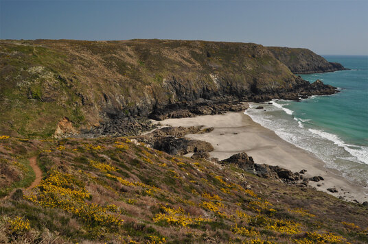 Path from Downas Cove
