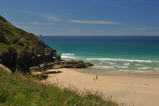 Beach at Droskyn Point