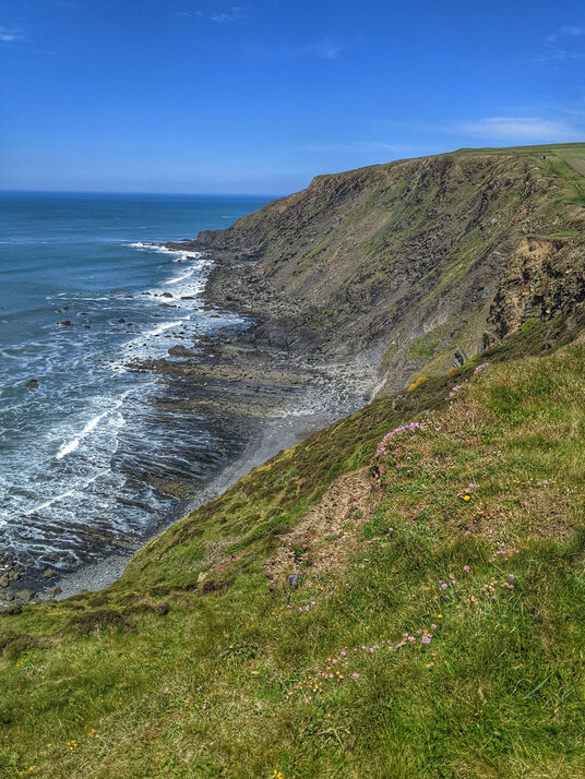 Coastline near Duckpool