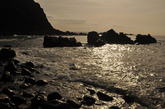 Duckpool at high tide