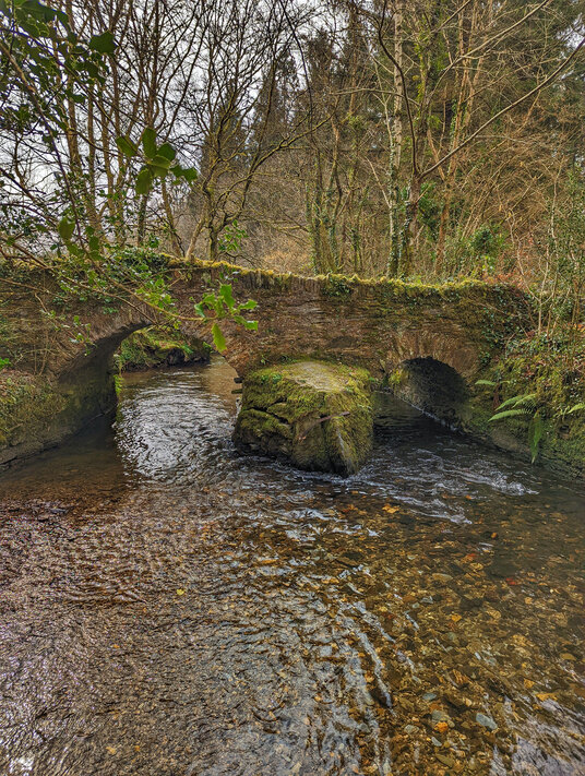 Bridge over the West Looe river