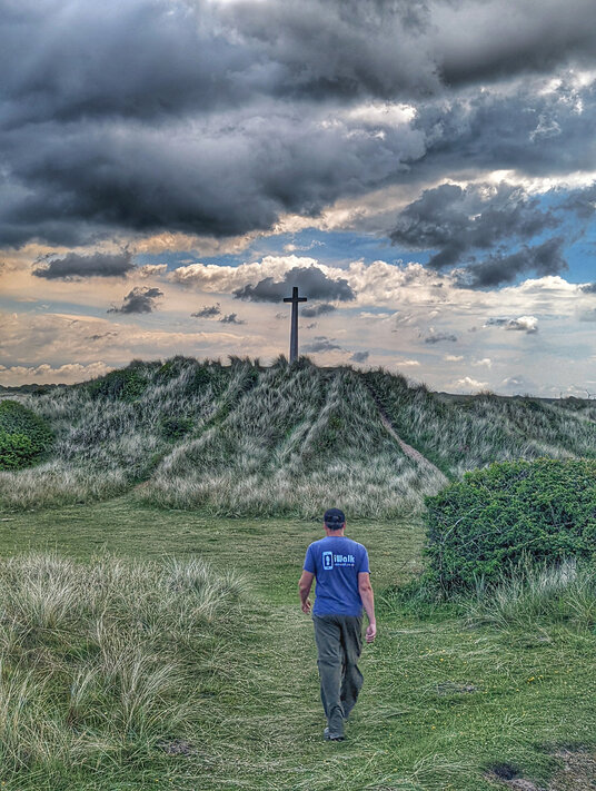 Cross on the dunes