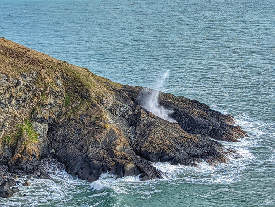 Blowhole at Enys Head