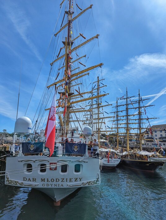 Tall ships at Falmouth