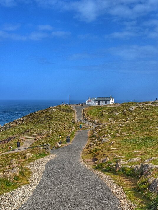 Path to the First and Last cafe in England