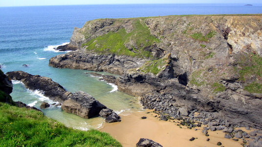 Fox Cove, which can only be reached from the sea