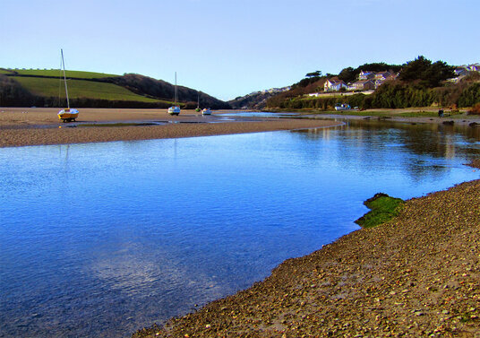 Upper reaches of the Gannel Estuary