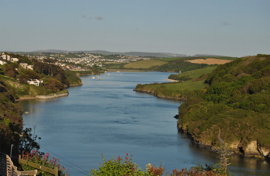 View over the River Gannel