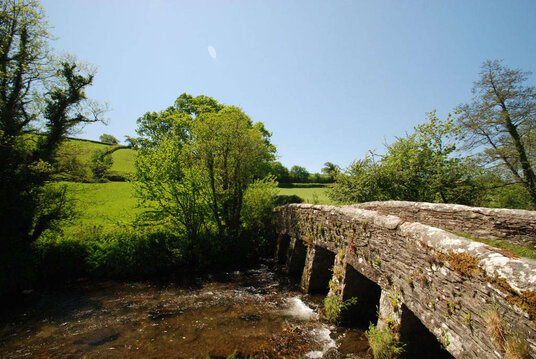 Closeup of the bridge at Gimblett's Mill