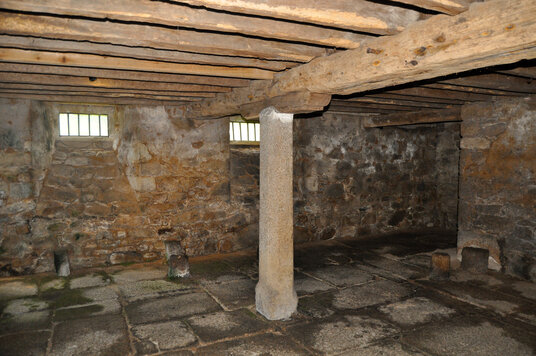 Inside the Courtyard of Godolphin House