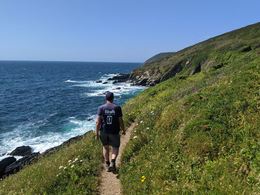 Coast path from Gorran Haven