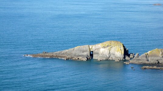 Hole through Gull Rock