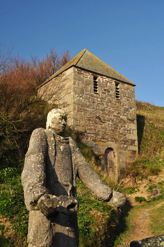 Statue in the churchyard