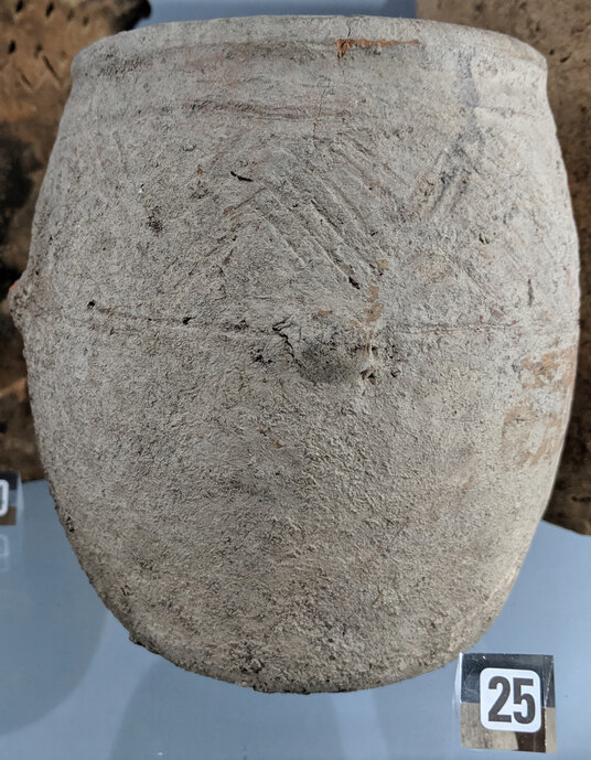 Burial urn from Gunwalloe