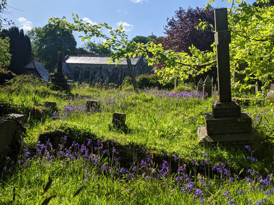 Gwennap churchyard