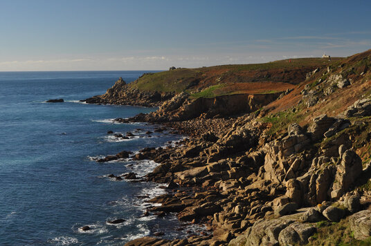 View towards Gwennap Head from the coast path