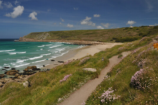 Footpath to Gwynver Cove