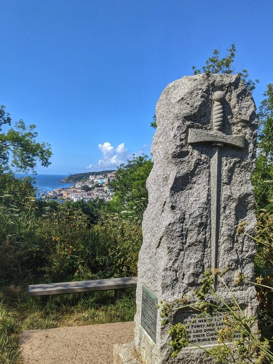 Memorial on the Hall Walk